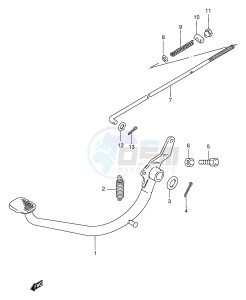 GN250 (E2) drawing REAR BRAKE