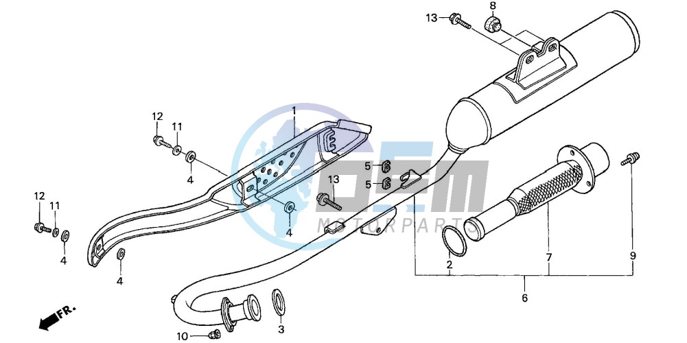 EXHAUST MUFFLER