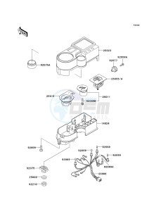 KL 650 A [KLR650] (A10-A14) [KLR650] drawing METER-- S- -