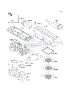 JH 750 F [SUPER SPORT XI] (F1-F2) [SUPER SPORT XI] drawing FLAME ARRESTER