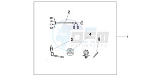 GL1800A UK - (E / MKH) drawing TRUNK INNER LAMP