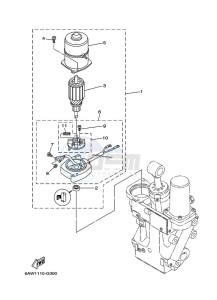 F350AETX drawing TILT-SYSTEM-2