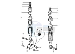 Runner VX-VXR 125-180 125 drawing Rear Damper