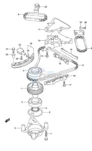 DF 225 drawing Timing Chain