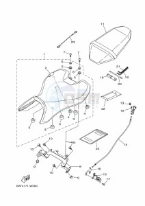 MT-07 MTN690 (BAT8) drawing SEAT