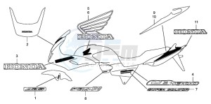 CB1300A CB1300SUPER FOUR drawing MARK (CB1300S/SA)