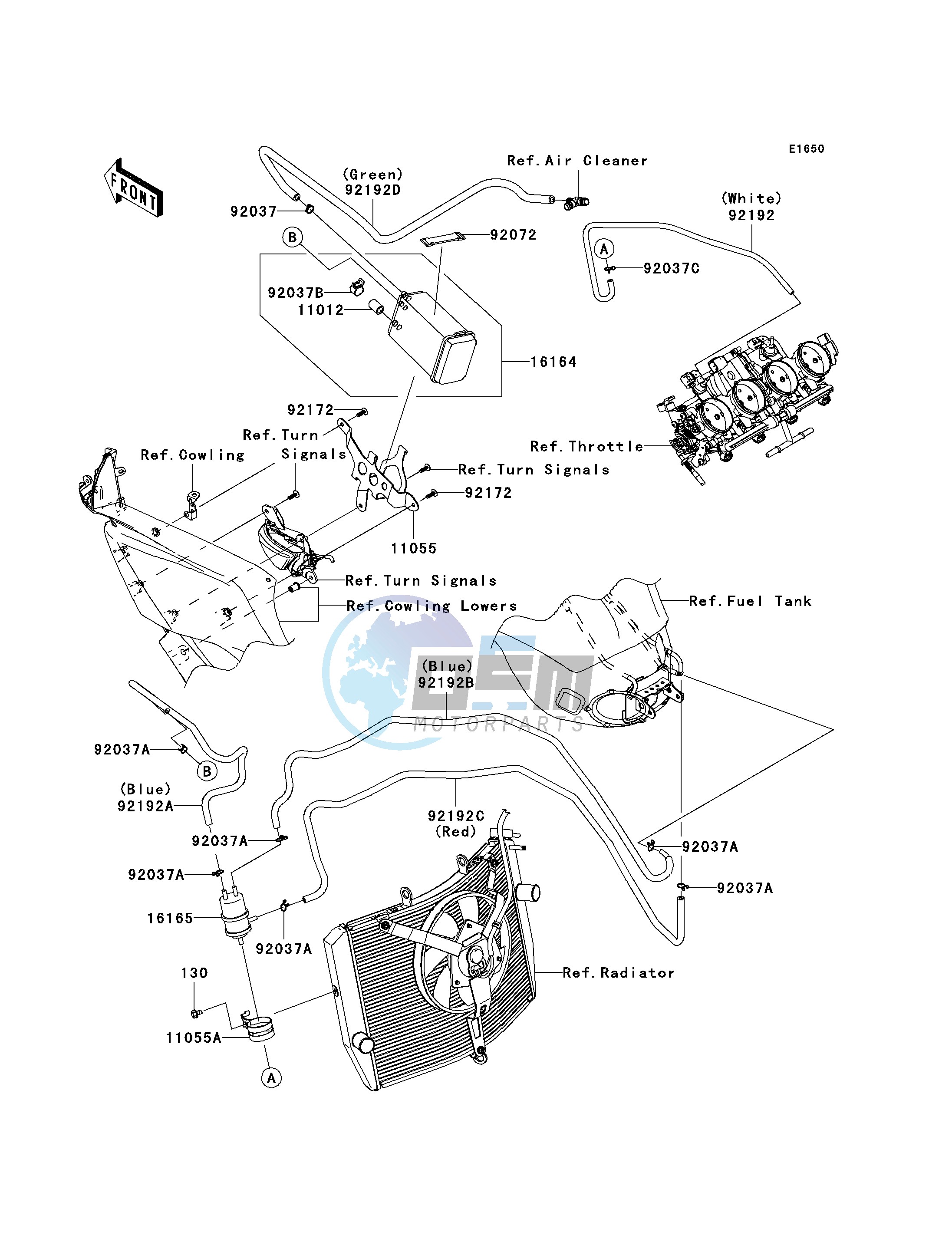 FUEL EVAPORATIVE SYSTEM-- CA- -