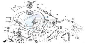 ST1300 drawing FUEL TANK