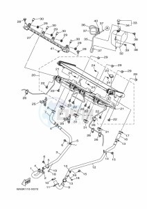 YXZ1000ET YXZ1000R SS (BASN) drawing RADIATOR & HOSE