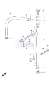 DF 140A drawing Fuel Injector