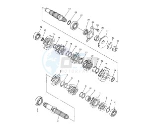 WR F 450 drawing TRANSMISSION