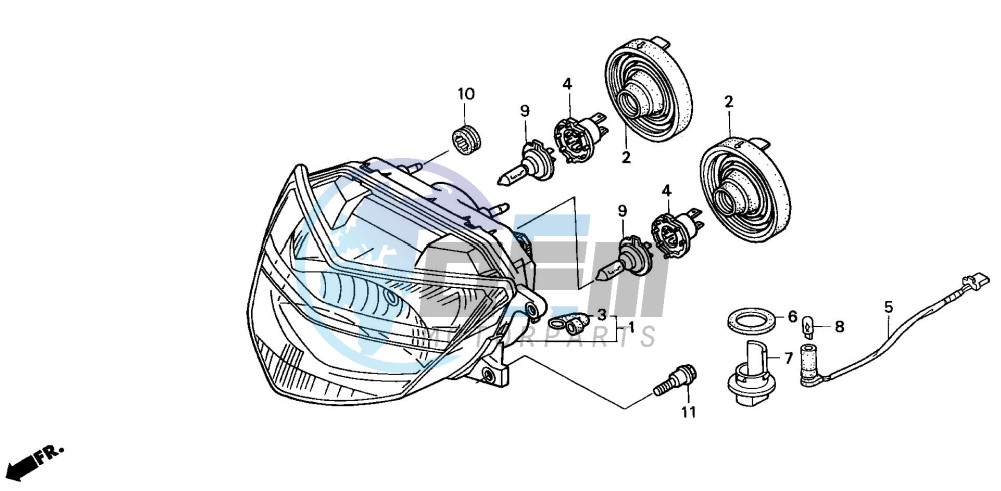 HEADLIGHT (FES250Y/1/2)