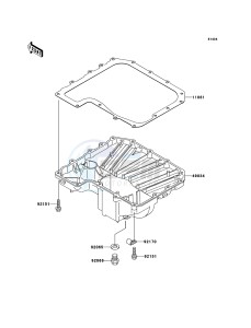 Z750S ZR750-K1H FR GB XX (EU ME A(FRICA) drawing Oil Pan