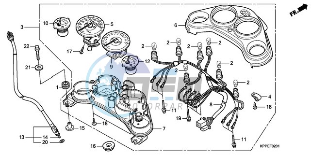 METER (CBR125RW7/RW9/RWA)