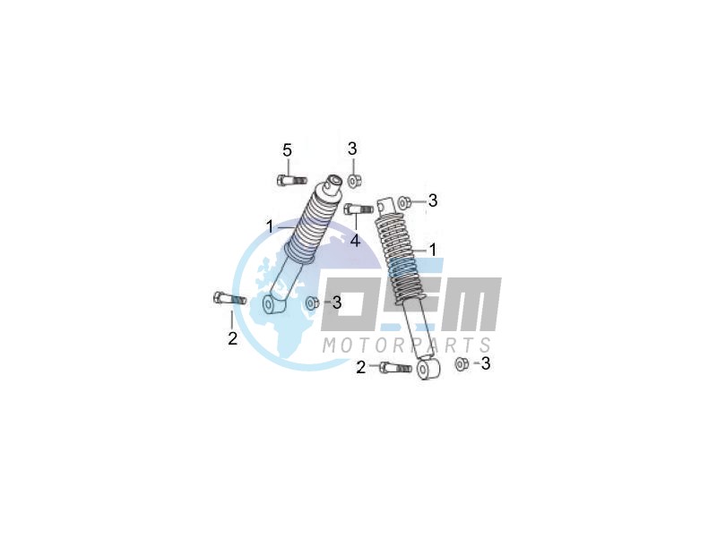 Front fork components (Mingxing)