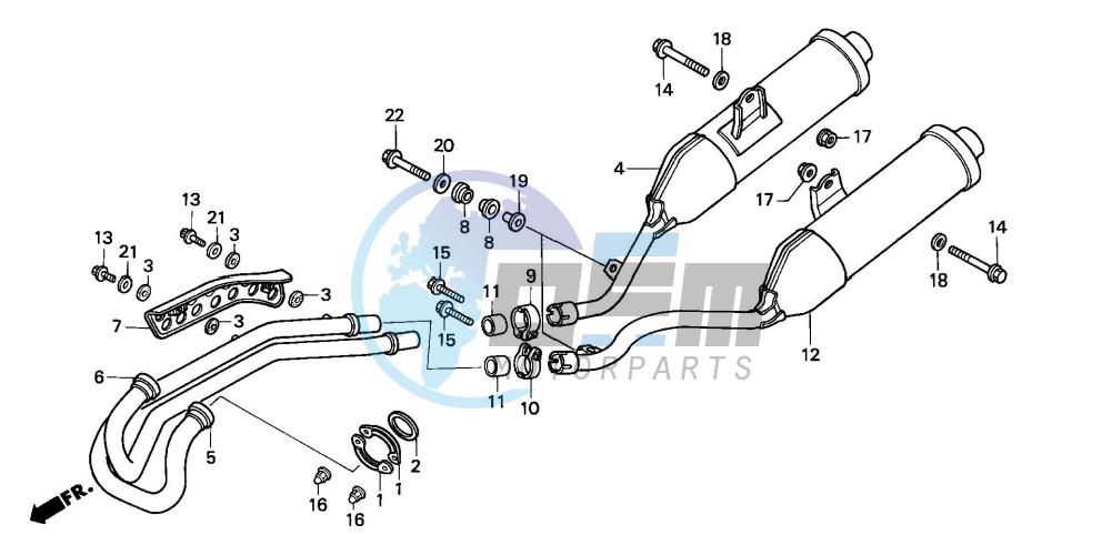 EXHAUST MUFFLER