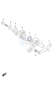 DF 9.9A drawing Throttle Control w/Remote Control