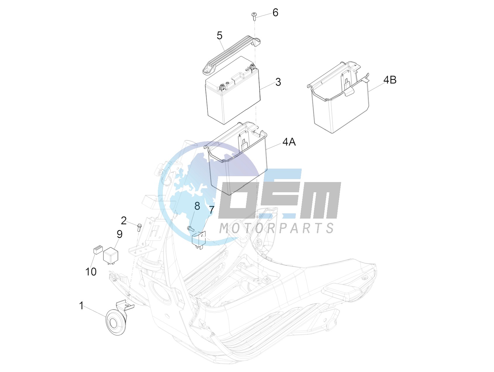 Remote control switches - Battery - Horn