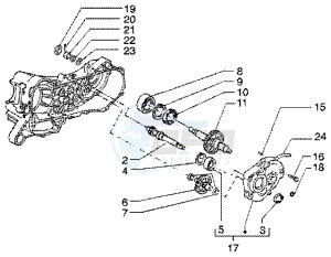 Liberty 50 4t drawing Rear wheel shaft