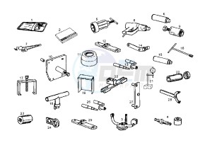 ATLANTIS 50 cc-100 cc 4T - 50 cc drawing WORKSHOP SERVICE TOOLS