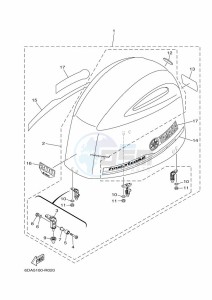 F200GETX drawing FAIRING-UPPER