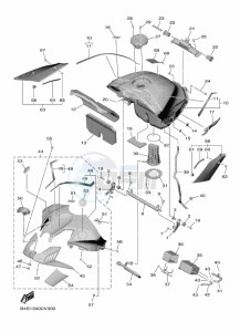 YZF1000D YZF-R1M (B4SD) drawing FUEL TANK