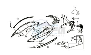 GTS 300 EFI drawing COWLING / TAIL LIGHT