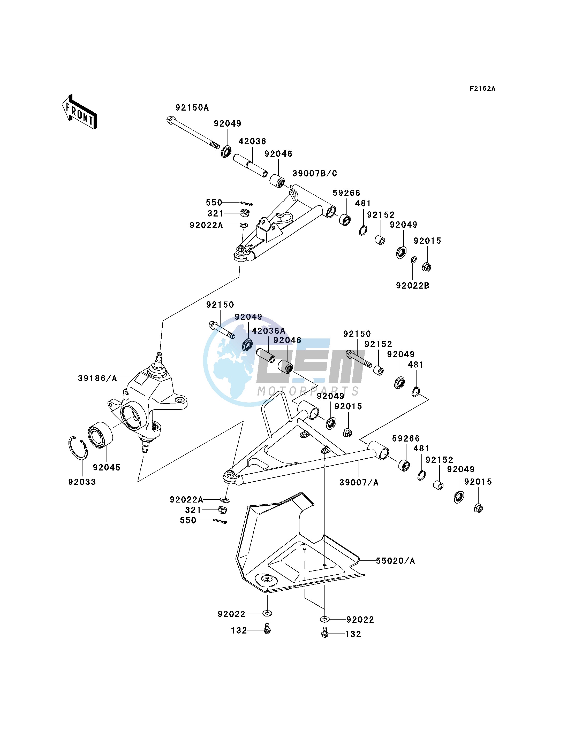 FRONT SUSPENSION-- JKAVFDA1 6B524415 - - -