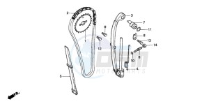 CRF80F 100 drawing CAM CHAIN