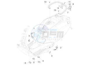 PRIMAVERA 50 2T NOABS E2-E3 (EMEA, APAC) drawing Side cover - Spoiler