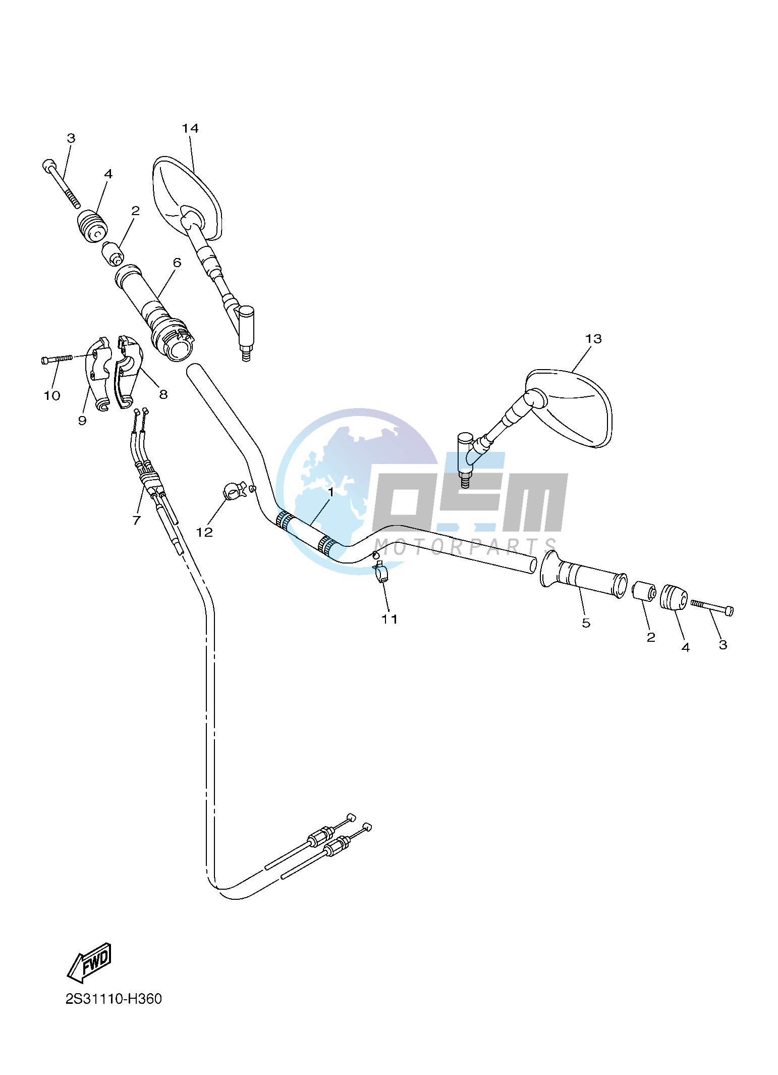 STEERING HANDLE & CABLE