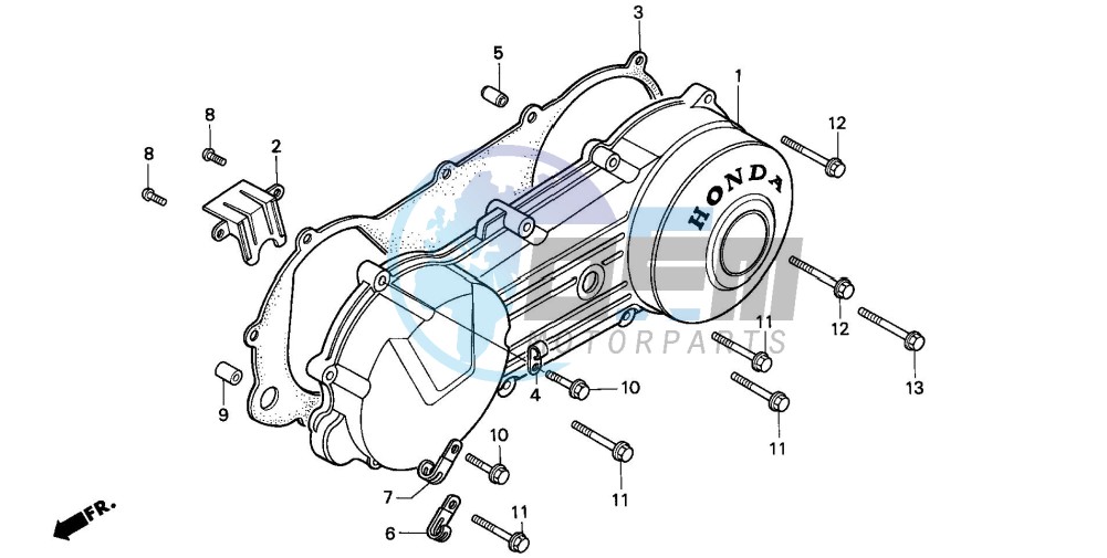 LEFT CRANKCASE COVER