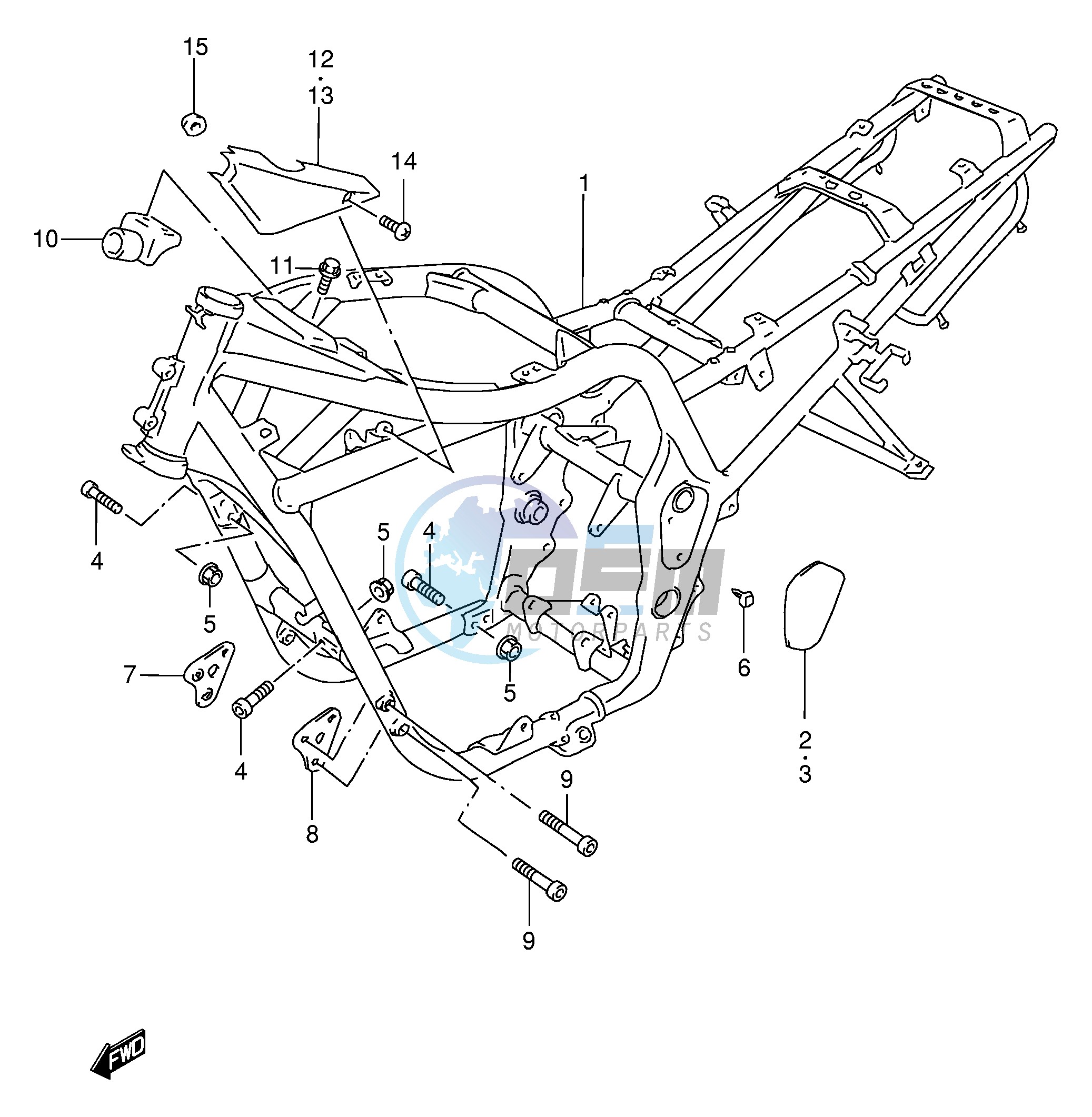 FRAME (MODEL V W X)