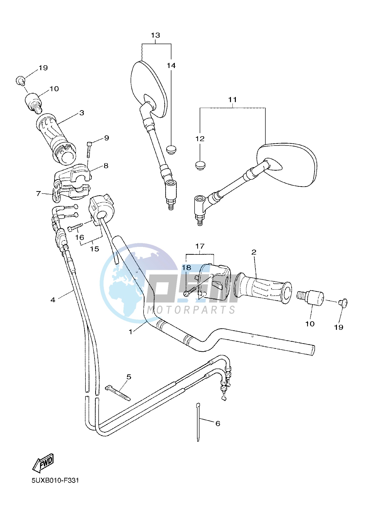 STEERING HANDLE & CABLE