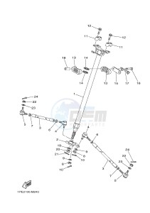 YFM700R YFM70RSBJ RAPTOR 700 (2LSE) drawing STEERING