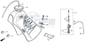 CRM75R drawing FUEL TANK