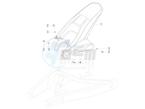 RS 125 RS REPLICA 4T E4 ABS (APAC) drawing Rear mudguard