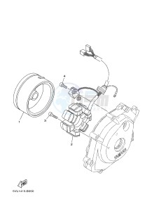 YBR125E (4P2G 4P2H 4P2J) drawing GENERATOR