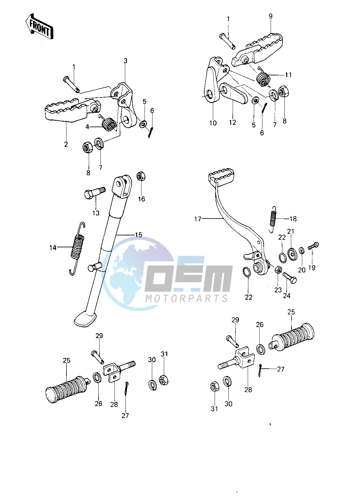 FOOTRESTS_STAND_BRAKE PEDAL