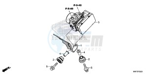 CBR1000S2 2ED - (2ED) drawing ABS MODULATOR