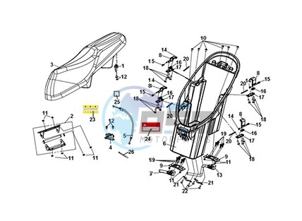 SEAT LUGGAGE BOX