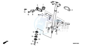 TRX250TEB drawing STEERING SHAFT