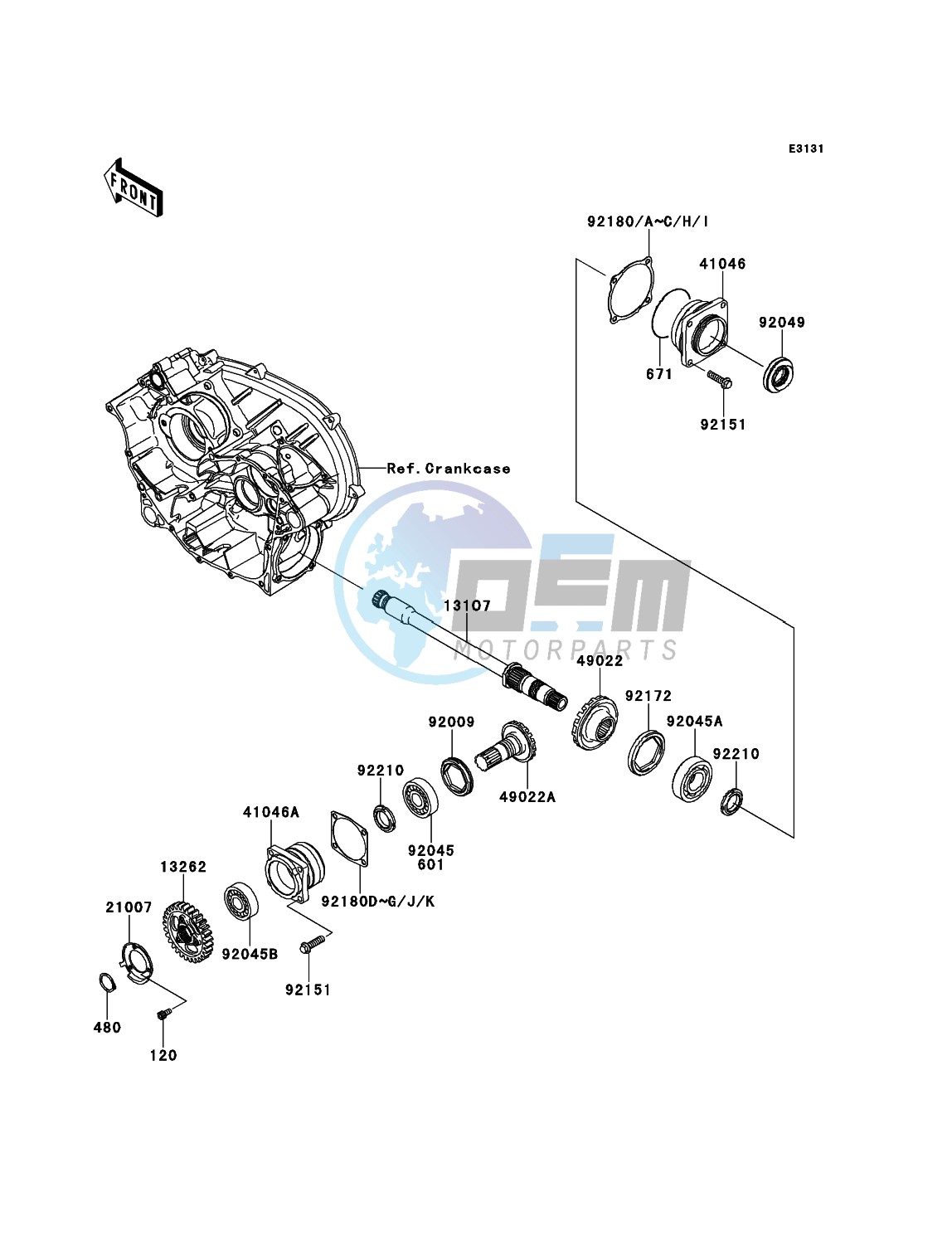 Front Bevel Gear