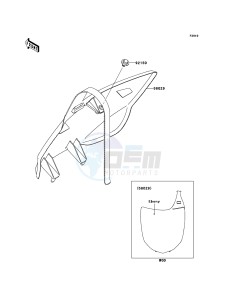 KX250F KX250YCF EU drawing Accessory