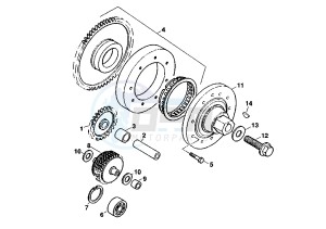 X-TRA RAPTOR 1000 drawing STARTER CLUTCH