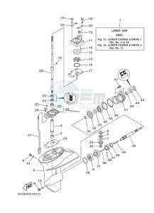 F15CEL drawing PROPELLER-HOUSING-AND-TRANSMISSION-1