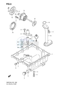 GSR750 ABS EU drawing OIL PAN-OIL PUMP