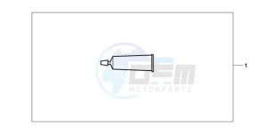 CBF600NA9 France - (F / ABS CMF) drawing HANDGRIP CEMENT