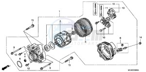 GL1800F GoldWing - GL1800-F 2ED - (2ED) drawing GENERATOR