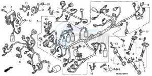 VFR800A9 UK - (E / ABS MME) drawing WIRE HARNESS (VFR800A)